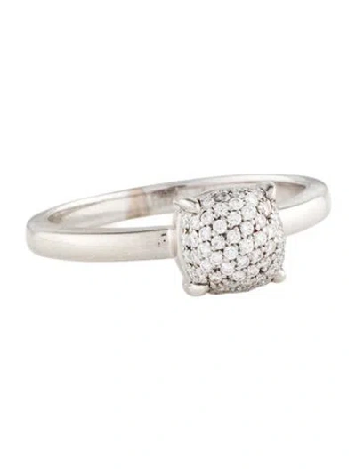Pre-owned Tiffany & Co 18k Diamond Sugar Stacks Ring In Multi