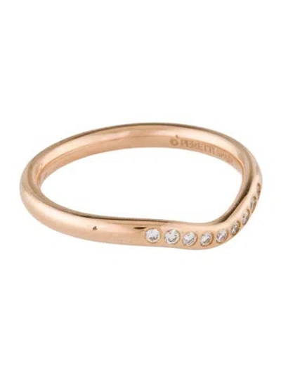 Pre-owned Tiffany & Co 18k Diamond Wedding Band In Multi