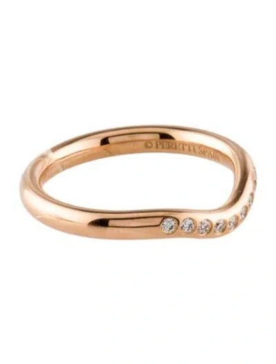 Pre-owned Tiffany & Co 18k Diamond Wedding Band In Multi