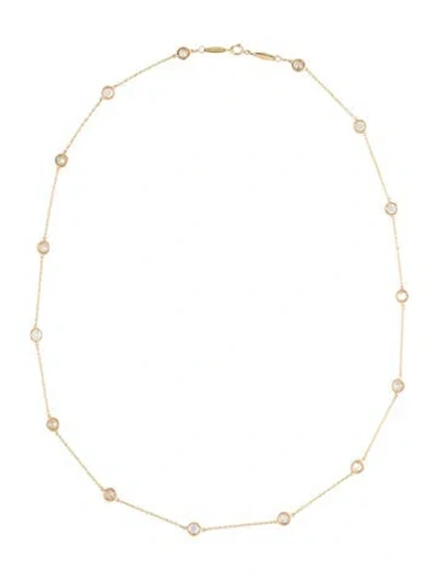 Pre-owned Tiffany & Co 18k Diamonds By The Yard® Necklace, 19.75" In Multi