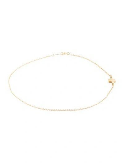 Pre-owned Tiffany & Co 18k Double T Wrap Bracelet, 6" In Multi