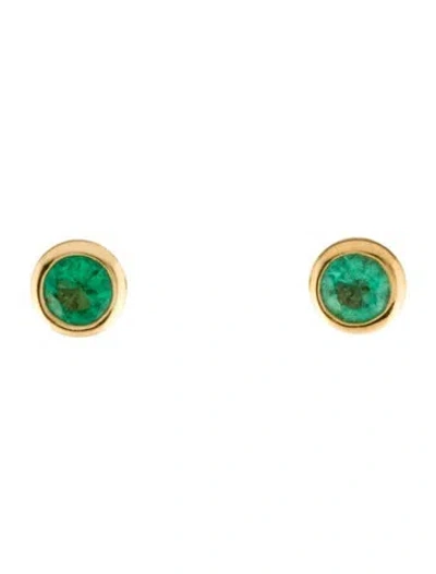 Pre-owned Tiffany & Co 18k Emerald Color By The Yard Earrings In Multi