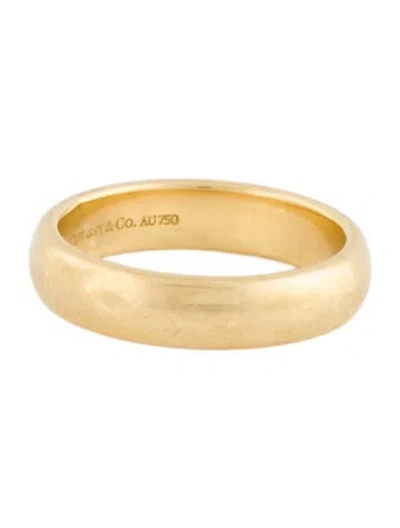 Pre-owned Tiffany & Co 18k Forever Band Ring In Multi