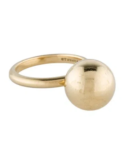 Pre-owned Tiffany & Co 18k Hardwear Ball Ring In Multi