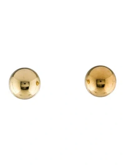 Pre-owned Tiffany & Co 18k Hardwear Ball Stud Earrings In Multi