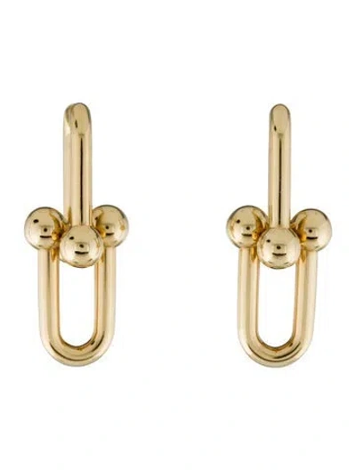 Pre-owned Tiffany & Co 18k Hardwear Extra Large Earrings In Multi