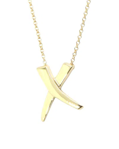 Pre-owned Tiffany & Co . 18k Kiss Necklace (authentic Pre-loved)