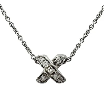 Pre-owned Tiffany & Co (18k) Necklace () In White