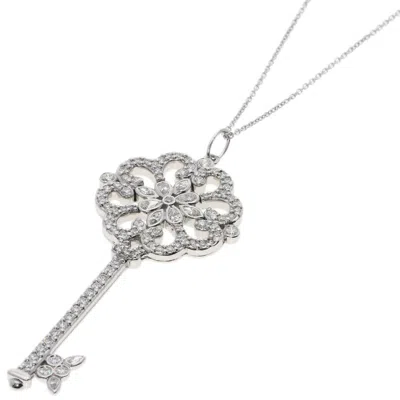 Pre-owned Tiffany & Co (18k) Necklace () In White