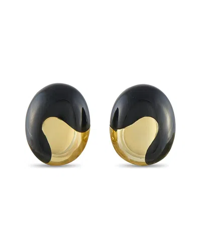 Tiffany & Co . 18k Onyx Earring (authentic Pre-loved) In Black