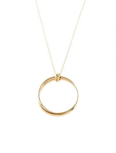 Pre-owned Tiffany & Co 18k Paloma's Melody Pendant Necklace, 27.75" In Multi