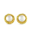 Tiffany & Co . 18k Pearl Clip-on Earring (authentic Pre-loved) In Gold