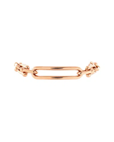 Tiffany & Co 18k Rose Gold Hardwear Elongated Link Bracelet 18k Rose Gold  (authentic Pre-loved)