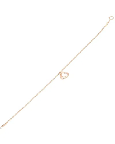 Tiffany & Co 18k Rose Gold  Open Heart Bracelet (authentic Pre-  Loved)