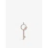 Tiffany & Co 18k Rose Gold Tiffany Victoria® Diamond Vine Circle 18ct Rose-gold And 0.44ct Diamond Key In 18k Rose Gold