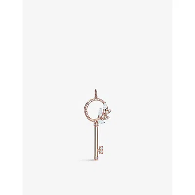 Tiffany & Co 18k Rose Gold Tiffany Victoria® Diamond Vine Circle 18ct Rose-gold And 0.44ct Diamond Key