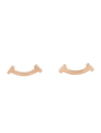 Pre-owned Tiffany & Co 18k Smile Mini Earrings In Multi