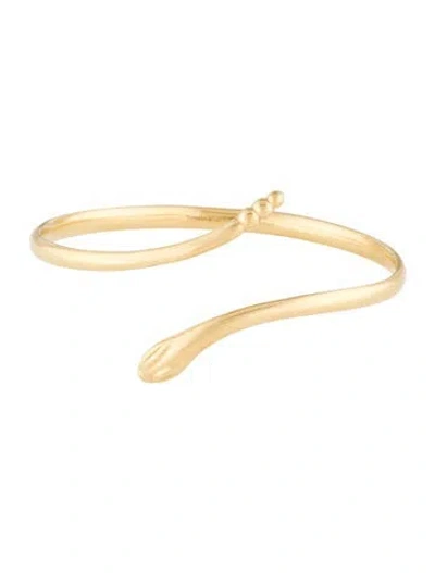 Pre-owned Tiffany & Co 18k Snake Bangle, 7.25" In Multi