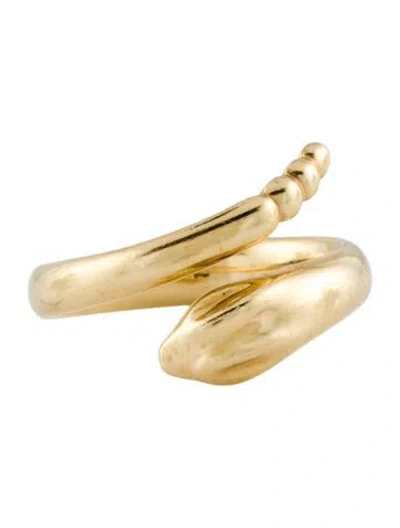 Pre-owned Tiffany & Co 18k Snake Ring In Multi