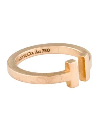 Pre-owned Tiffany & Co 18k Square Ring In Multi