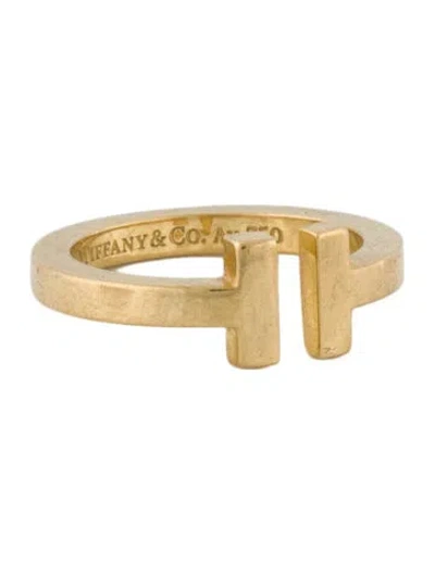 Pre-owned Tiffany & Co 18k Square Ring In Multi
