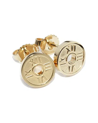 Pre-owned Tiffany & Co 18k  Atlas Circle Earrings (authentic Pre-loved)