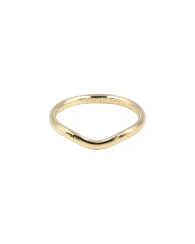 Pre-owned Tiffany & Co 18k  Curved Band Ring (authentic Pre-loved)