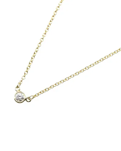 Pre-owned Tiffany & Co 18k  Diamond Necklace (authentic Pre-loved)