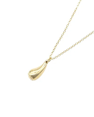 Pre-owned Tiffany & Co 18k  Teardrop Necklace (authentic Pre-loved)