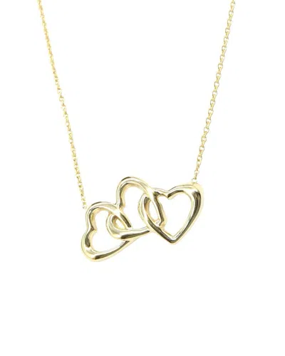 Pre-owned Tiffany & Co . 18k Triple Heart Necklace (authentic Pre-loved)