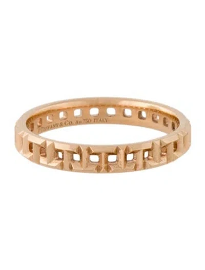 Pre-owned Tiffany & Co 18k True Narrow Ring In Multi