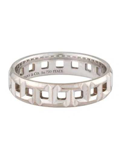 Pre-owned Tiffany & Co 18k True Wide Ring In Multi
