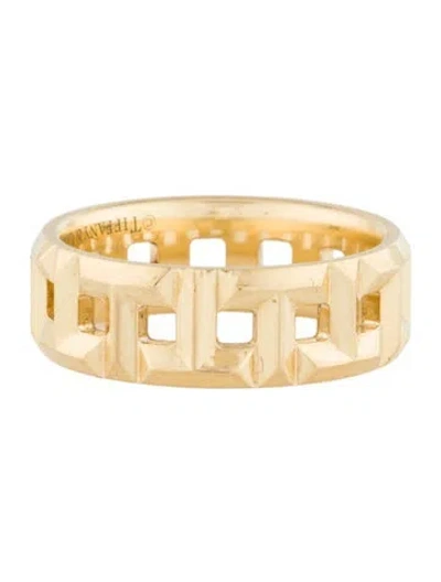 Pre-owned Tiffany & Co 18k True Wide Ring In Multi