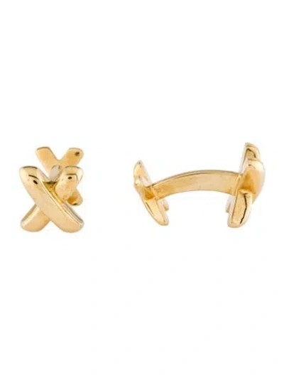 Pre-owned Tiffany & Co 18k X Cufflinks In Multi