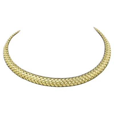 Pre-owned Tiffany & Co . 18k Yellow Gold Choker Necklace