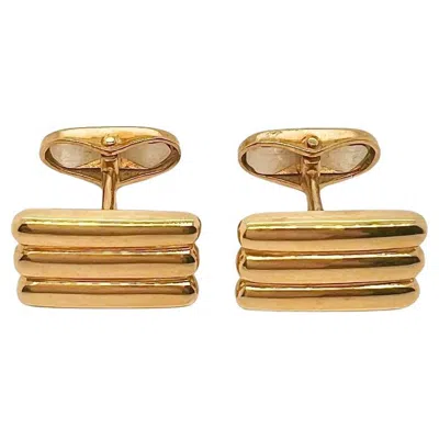 Pre-owned Tiffany & Co 18k Yellow Gold Cufflinks