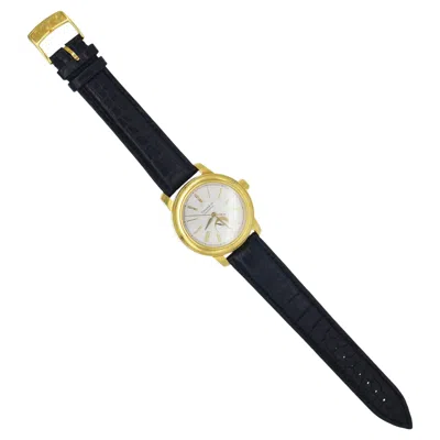Pre-owned Tiffany & Co . 18k Yellow Gold Round Dial Automatic Wrist Watch
