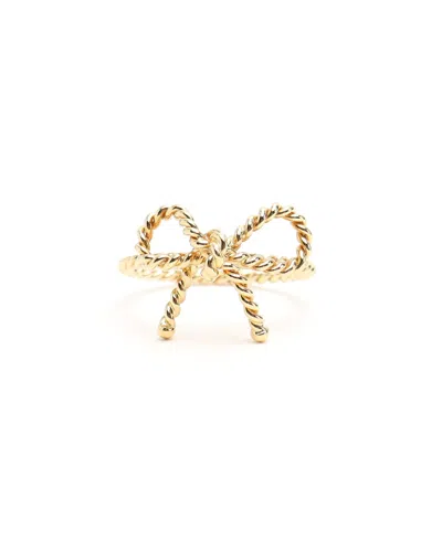 Tiffany & Co 18kt Bow Ring In Gold
