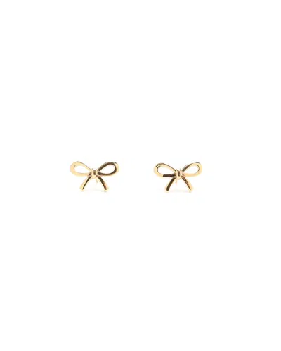 Tiffany & Co 18kt Gold Ribbon Earrings