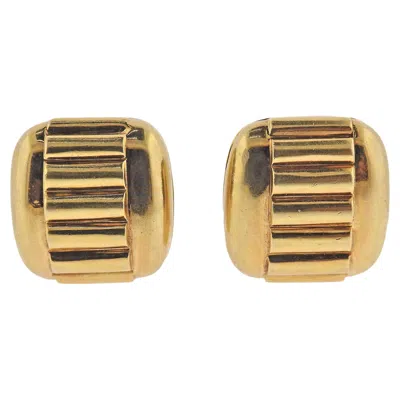Pre-owned Tiffany & Co 1980s Gold Earrings In Multi