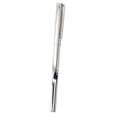Pre-owned Tiffany & Co . 1981 Angela Cummings Aerodynamic Twisted Pen .925 Sterling Silver