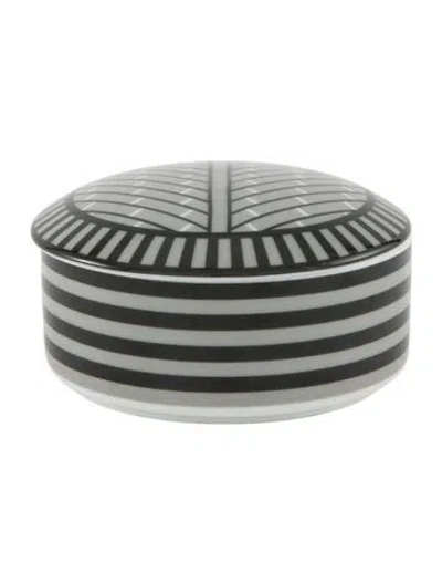 Pre-owned Tiffany & Co 1995 San Francisco Museum Of Modern Art Round Box In Gray