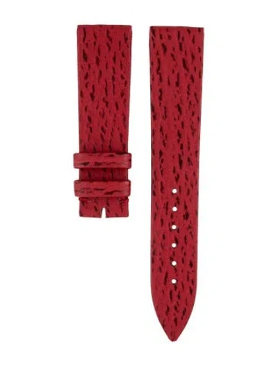 Pre-owned Tiffany & Co 19mm Watch Strap In Red