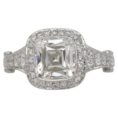 Pre-owned Tiffany & Co . 2 Carat Cushion Cut Diamond Legacy Engagement Ring In Multiple