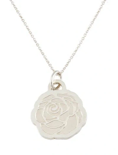 Pre-owned Tiffany & Co 2017 Go Women Marathon Pendant Necklace, 16" In Multi