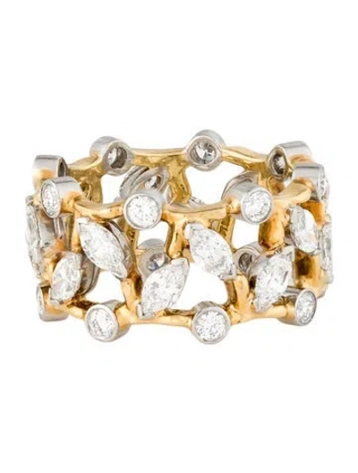 Pre-owned Tiffany & Co 2.65ctw Diamond Vigne Band In Multi