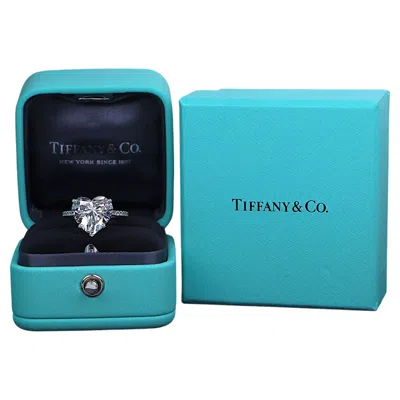 Pre-owned Tiffany & Co 26726  Platinum 5.03ct F Vs1 Heart Shape Diamond Engagement Ring In Multiple