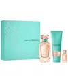 Tiffany & Co 3-pc. Rose Gold Eau De Parfum Holiday Gift Set In Transparent