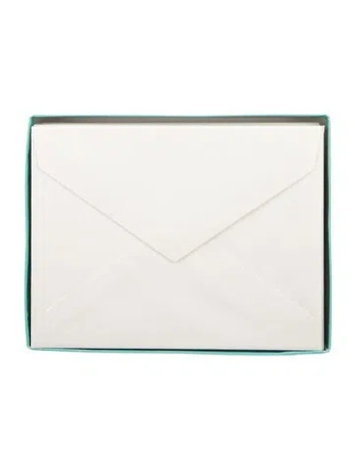 Pre-owned Tiffany & Co 30-piece Catherine Hughes Holiday Invitation Card Set In Green