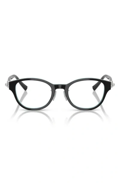 Tiffany & Co . 48mm Small Round Optical Glasses In Multi